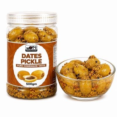 Aiman Foods Dates Pickle (Khajoor ka Achar) - 500gm | Pure Homemade Taste