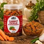 Aiman Foods Carrot Pickle (Gajjar ka Achar) - 500 GM | Pure Homemade Taste