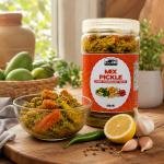 Aiman Foods Mix Pickle 500 GM – Spicy & Tangy Traditional Mixed Achar