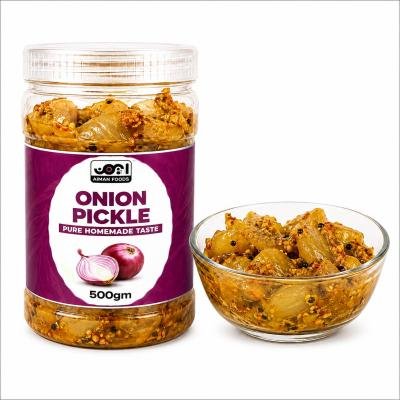Aiman Foods Onion Pickle 500 GM – Spicy & Tangy Traditional Pyaz Ka Achar