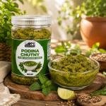 Aiman Foods Podina Chutney 500 GM – Fresh, Spicy & Tangy Mint Chutney