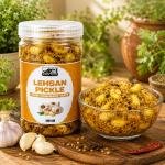 Aiman Foods Lehsan Pickle 500 GM – Spicy & Tangy Traditional Garlic Achar