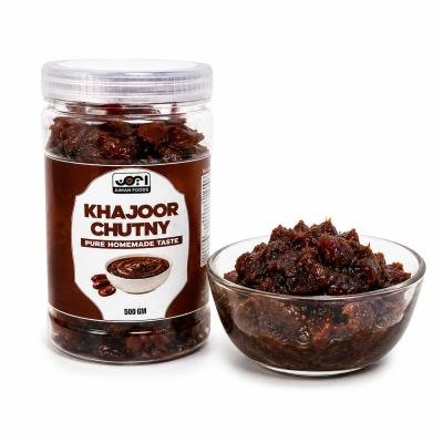 Aiman Foods Khajoor Chutney 500 GM – Sweet, Tangy & Rich Date Chutney